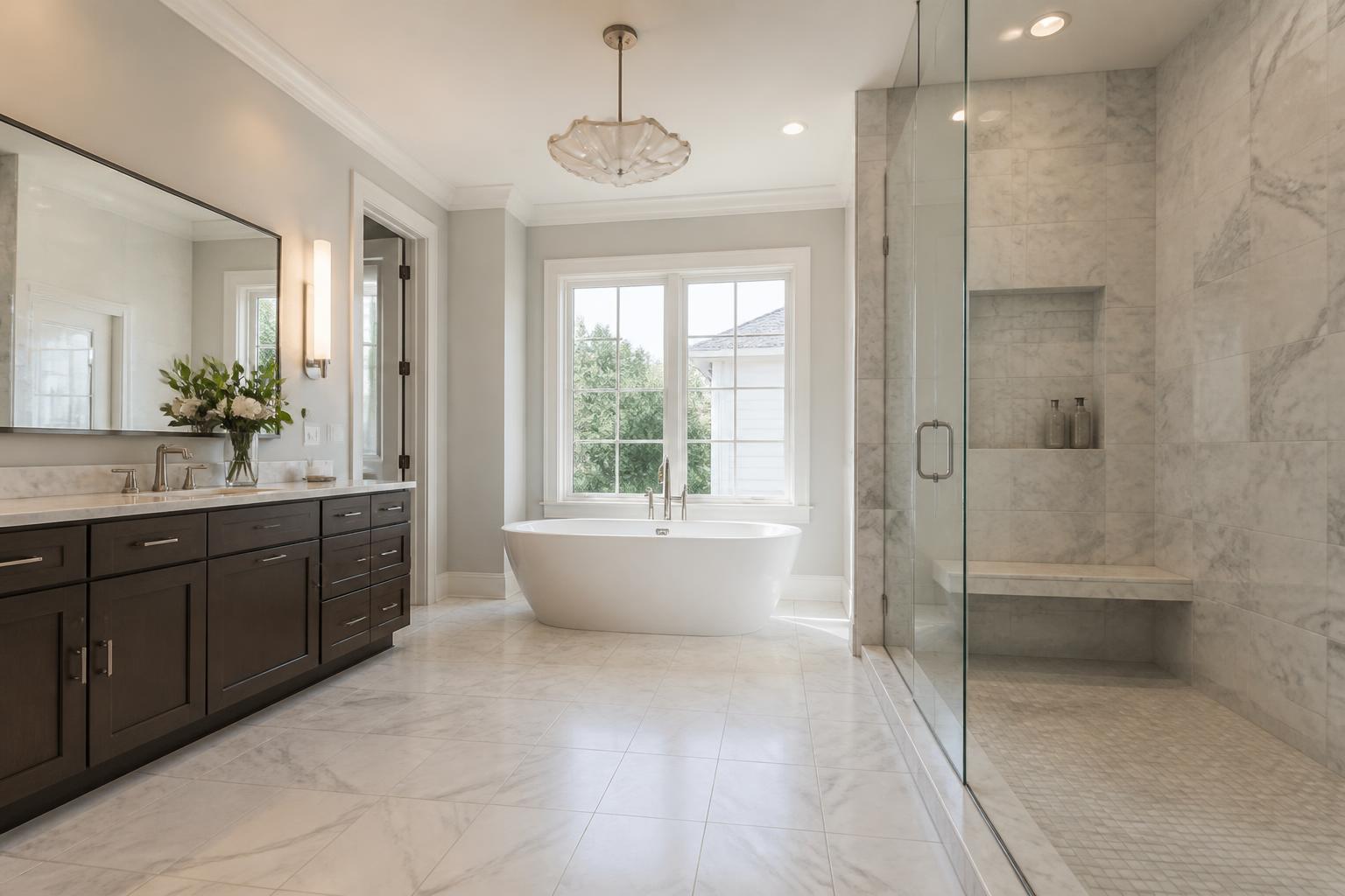 Spa-Inspired Bathroom Remodel — illustrative after concept